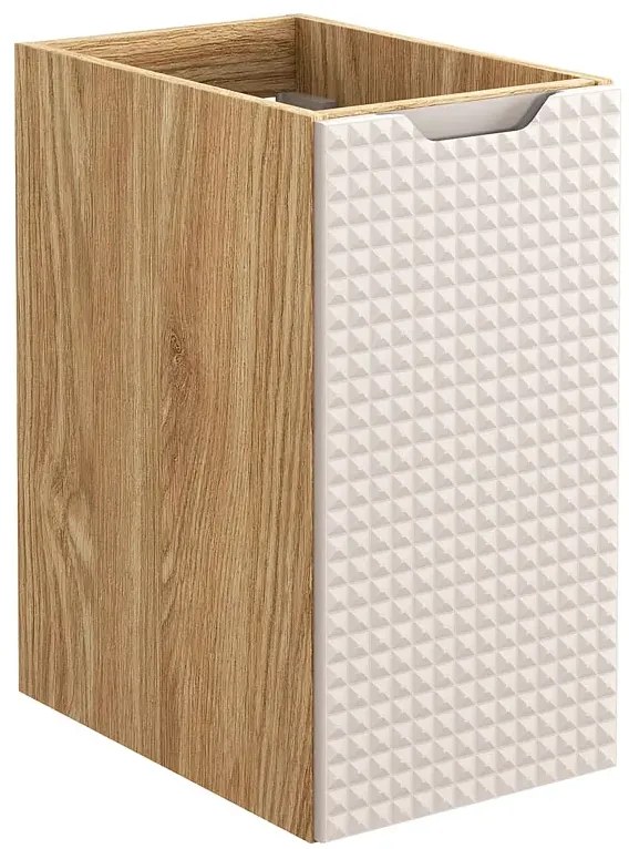 Beżowa nowoczesna szafka łazienkowa 3d K9-F12