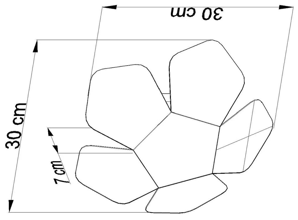 Designerski kinkiet E746-Penti - biały