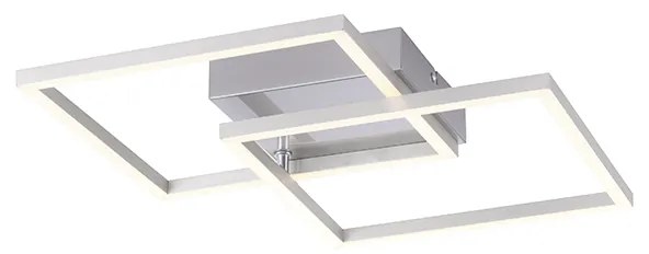 Lampa sufitowa stalowa z LED 2-punktowa - Amanda Nowoczesny Oswietlenie wewnetrzne