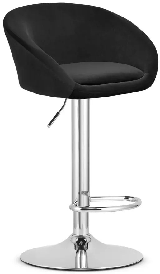 Czarny hoker barowy C6-L21