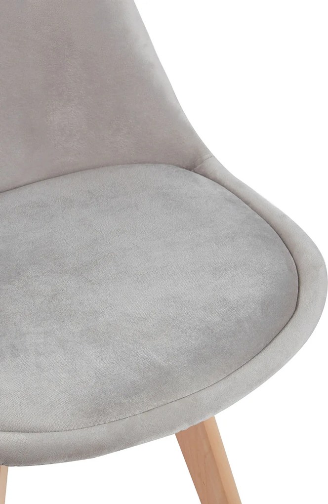 Zestaw 4 Krzese Synk Aksamitne