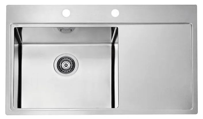 ALVEUS 1103652 - Zlew kuchenny PURE 86x52,5 cm satyna, lewy