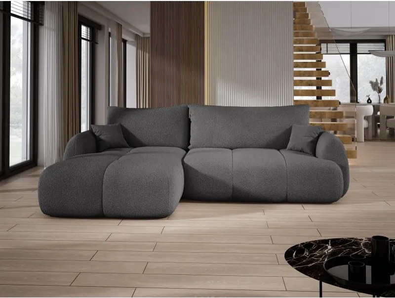 Narożnik COCO z funkcją spania poduszkami i pojemnikiem Now Or Never 92 DOMOHOME