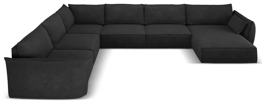 Ciemnoszary narożnik (lewostronny) Vanda – Mazzini Sofas