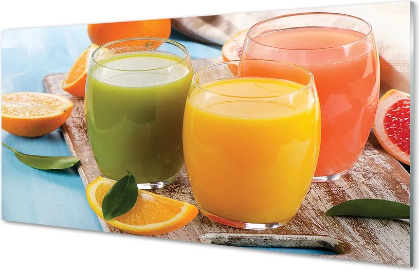 Szkło Ozdobne do Kuchni Tęcza Kolorowych Koktajli