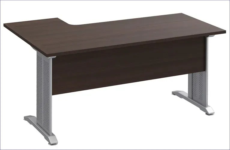 Nowoczesne Lewostronne Biurko Narożne Wenge S3-H06