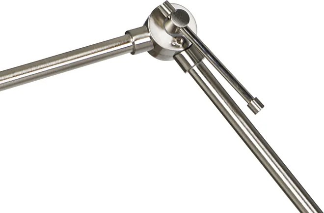 Nowoczesna lampa stojąca ze stali regulowana - Editor