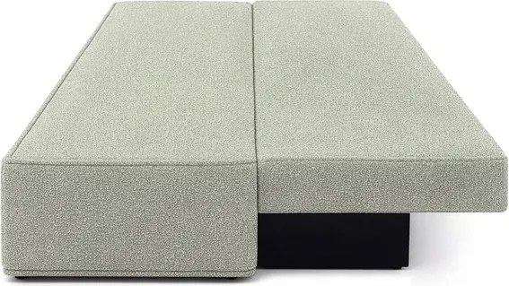 Sofa z Funkcją Spania MAVIA Szara Boucle Nowoczesna