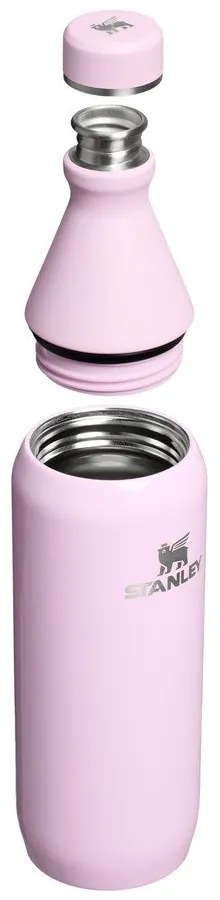 Różowa butelka termiczna ze stali nierdzewnej 600 ml All Day Slim Bottle Cherry Blossom Gloss – Stanley