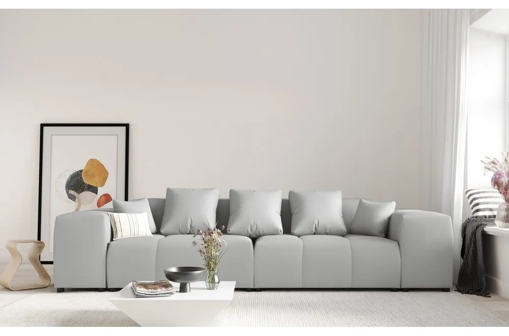 Szara sofa 320 cm Rome – Cosmopolitan Design