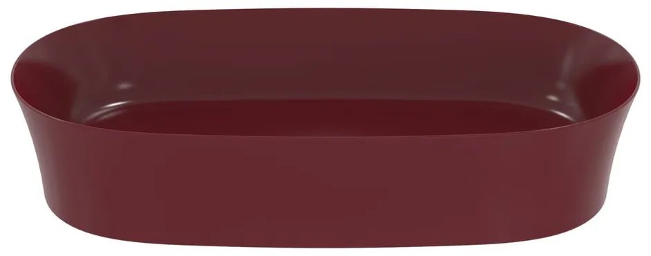 Bordowa ceramiczna umywalka 60x38 cm Ipalyss – Ideal Standard
