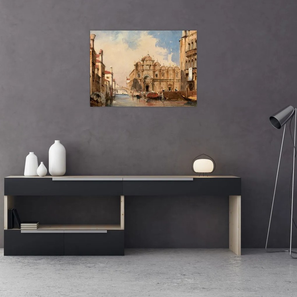 Obraz - Jules-Romain Joyant, The Scuola di San Marco, Venice, reprodukcje (70x50 cm)
