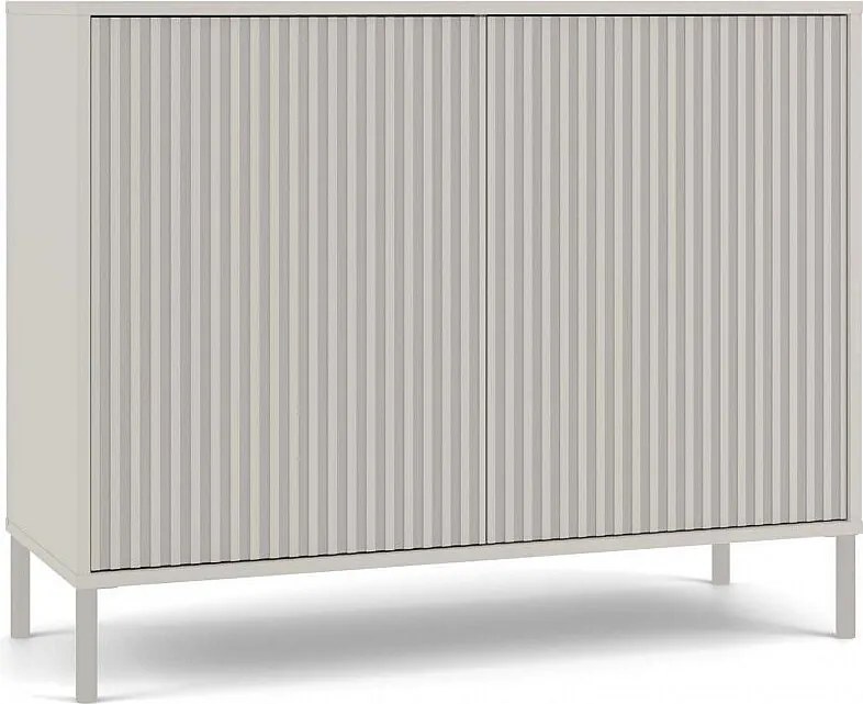 Komoda KAMARO 2D SLIM | Kaszmir | 103.5x40x82.5 cm | Lamele
