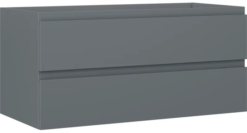 Mexen Orio szafka łazienkowa podumywalkowa 100 cm, 2 szuflady, grafit mat - 91A10-10047-2-BFF66