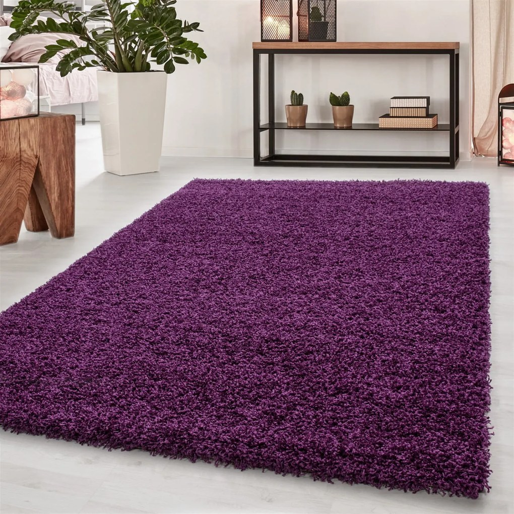 Dywan shaggy Dream fioletowy 60 cm x 110 cm
