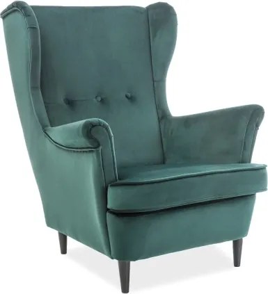 Elegancki tapicerowany fotel Lord Velvet