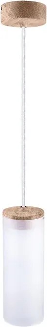 Biała lampa wisząca zwis tuba - 5X S236 A4-A07