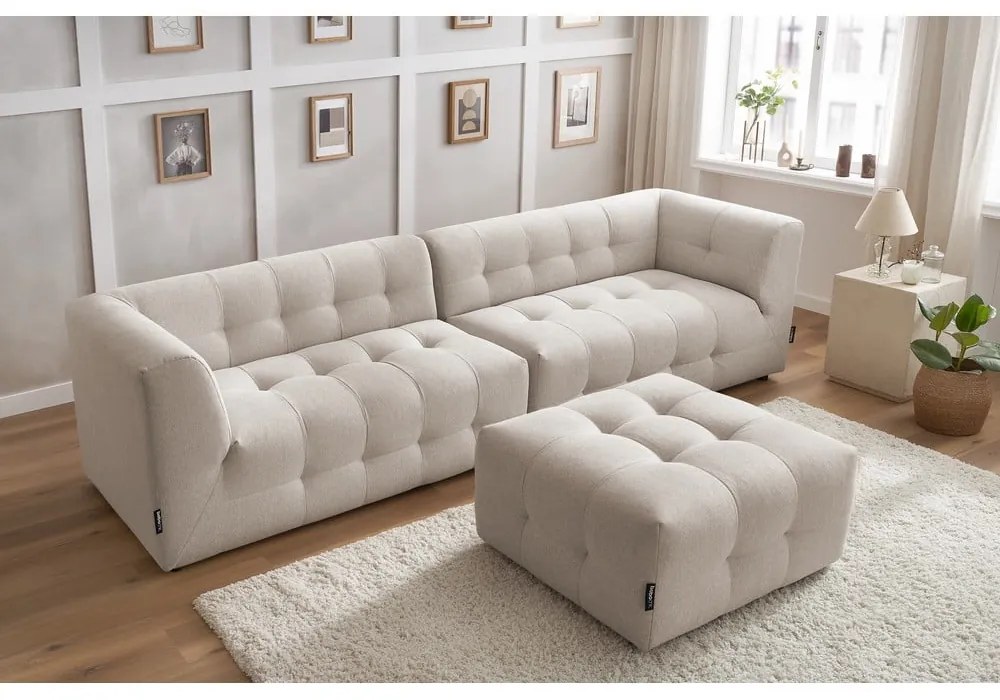 Beżowa sofa 324 cm Kleber – Bobochic Paris