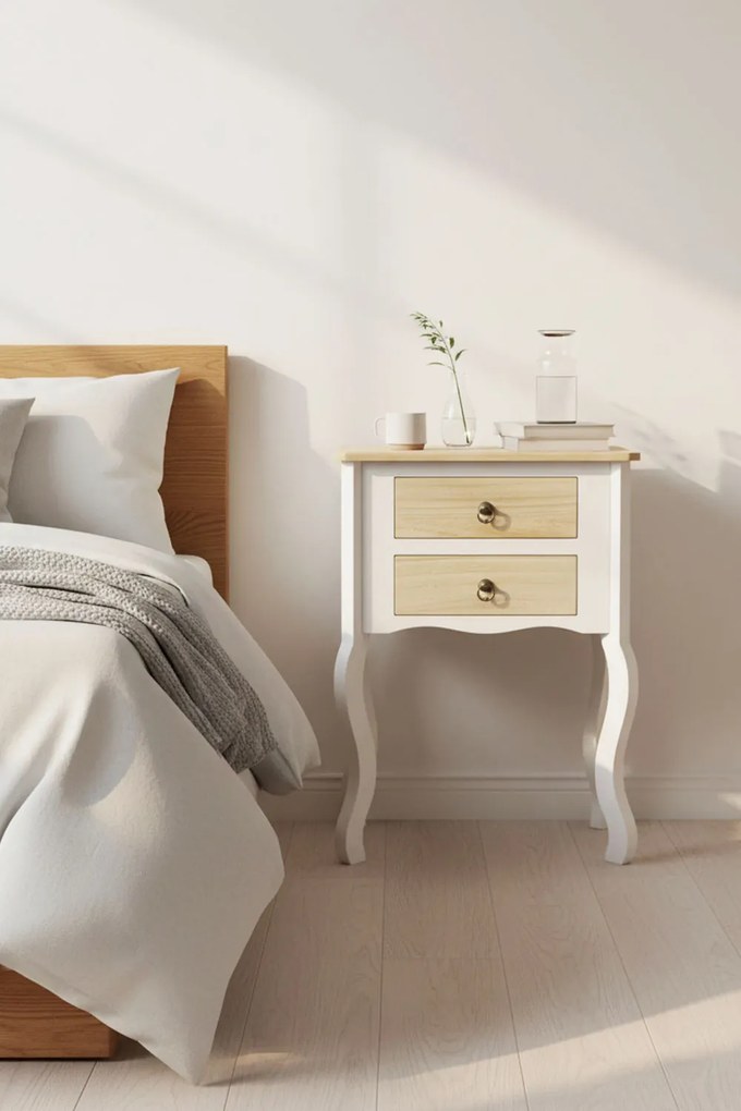 Szafka nocna Cabriole 2 szuflady 50 cm