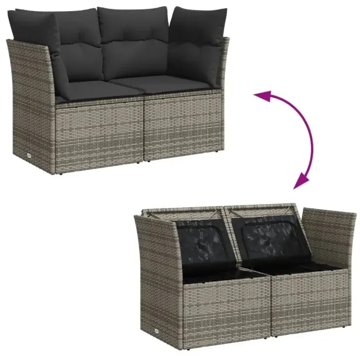 Dwuosobowa sofa ogrodowa Victos