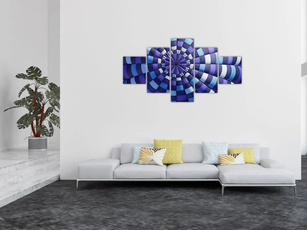 Obraz struktury latającego balonu (125x70 cm)
