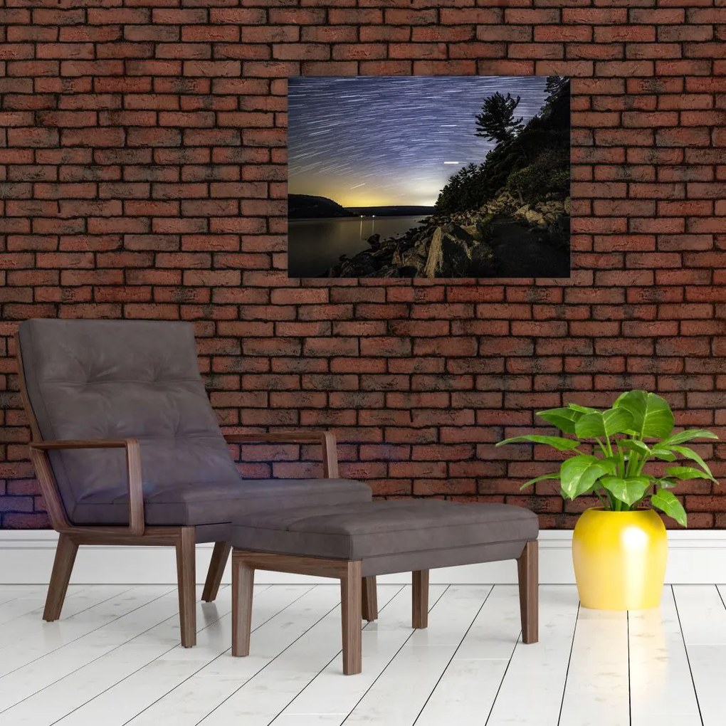 Obraz - niebo podczas zachodu słońca (70x50 cm)
