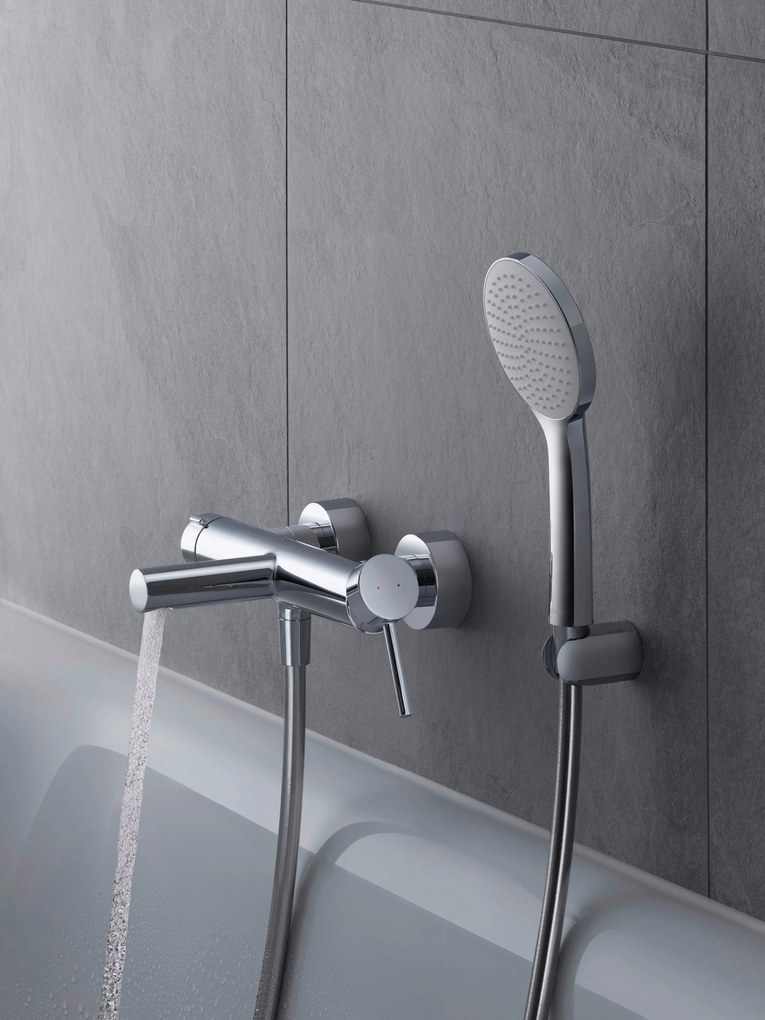 Duravit Circle jednouchwytowa bateria wannowaChrom - Funkcja AirPlus
