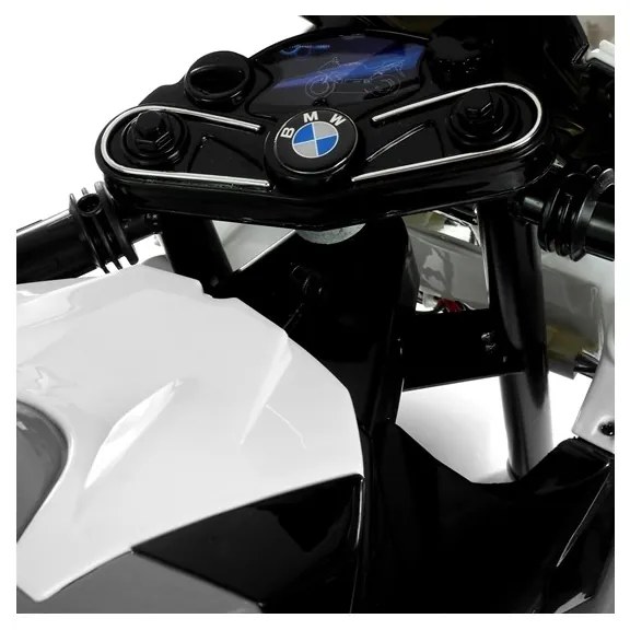 Motocykl motor na akumulator bmw s1000rr srebrny