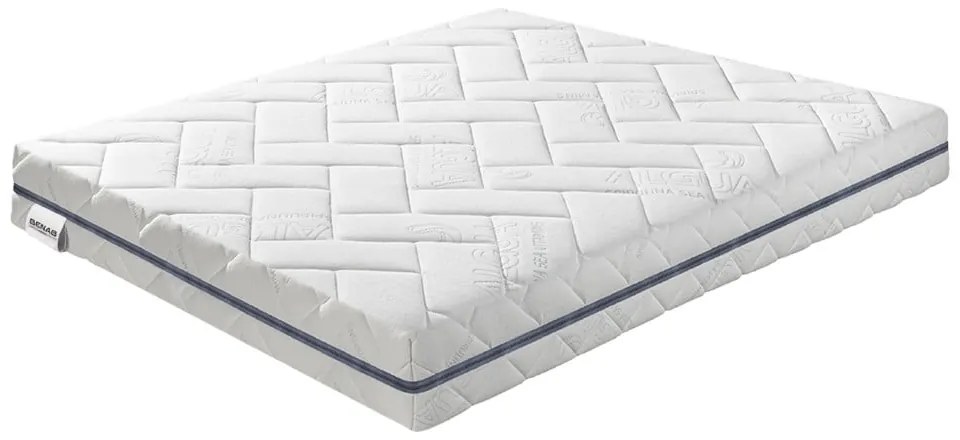 Średnio twardy/ekstra twardy dwustronny materac piankowy 160x200 cm BuonaNotte HR BIO – BENAB