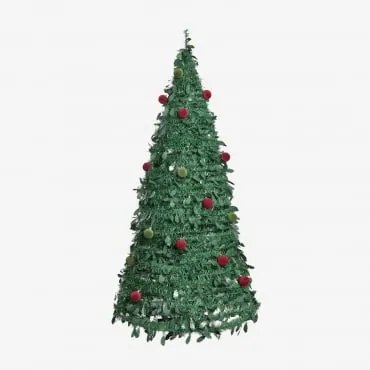 Składana Choinka Z Lampkami Led Taimy Czerwony & ↑180 - Sklum