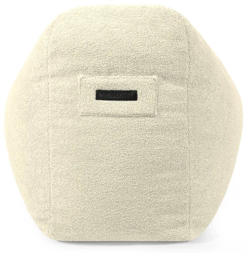 Brązowy worek do siedzenia z materiału bouclé Snug 130 – SLOWDOWN