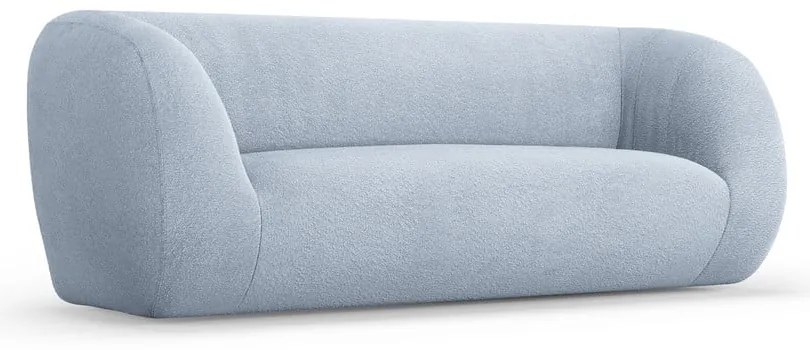 Jasnoniebieska sofa z materiału bouclé 210 cm Essen – Cosmopolitan Design