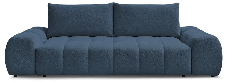 Ciemnoniebieska sofa z tkaniny szenilowej 278 cm Everest – Bobochic Paris
