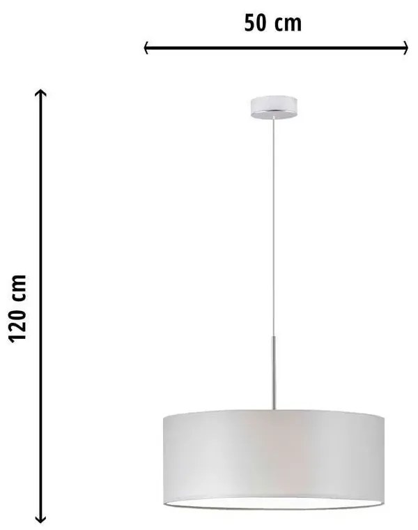 Lampa wisząca z regulacją wysokości 50 cm - EX297-Sintris - kolory do wyboru