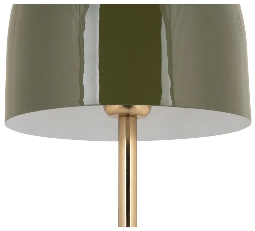 Lampa stołowa w kolorze khaki z metalowym kloszem (wysokość 50 cm) Manta – Leitmotiv