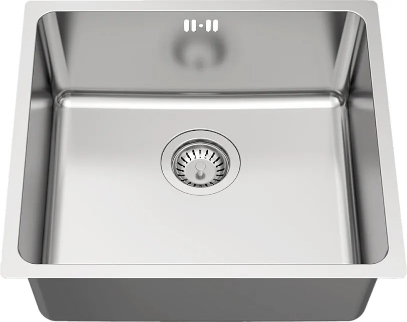 Essenox zlewozmywak jednokomorowy 49x44 ze stali nierdzewnej - Essebagno