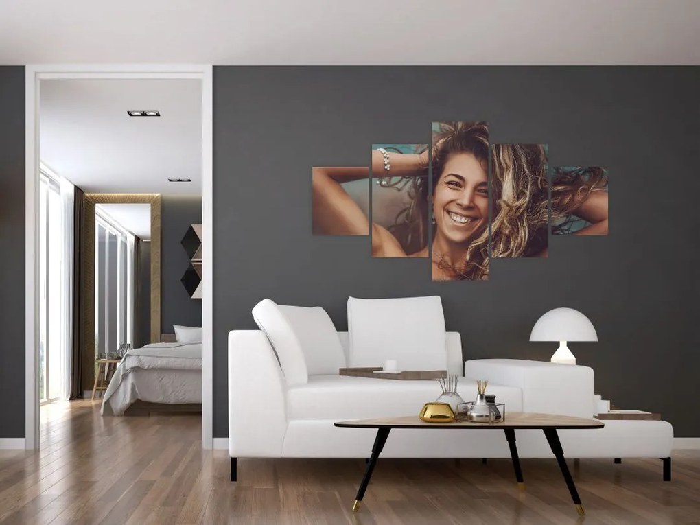 Obraz - Portret młodej kobiety (125x70 cm)