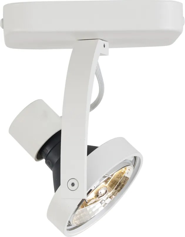 Designerski reflektor sufitowy biały GU10 70 mm obrotowy i uchylny - Vo