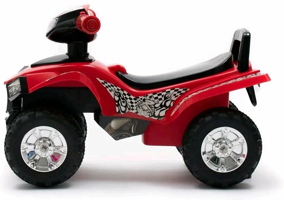 Baby Mix Odpychacz dla dzieci z dźwiękiem Quad, różowy