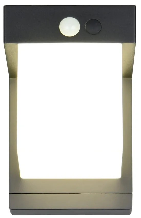 Zewnętrzna solarna lampa ścienna LED (wysokość 14 cm) Colombo – Reality