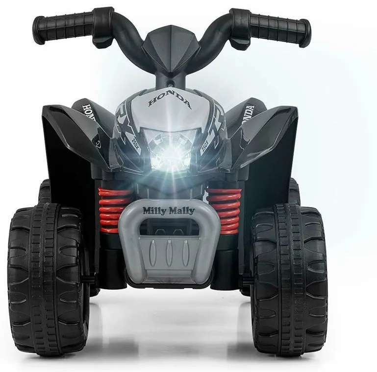 Milly Mally Elektryczny quad dla dzieci Honda ATV, czarny