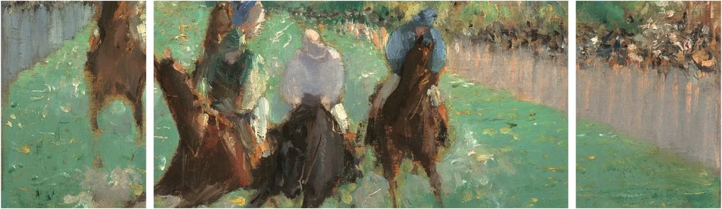 Obraz - Edouard Manet, At the Races, reprodukcje (170x50 cm)