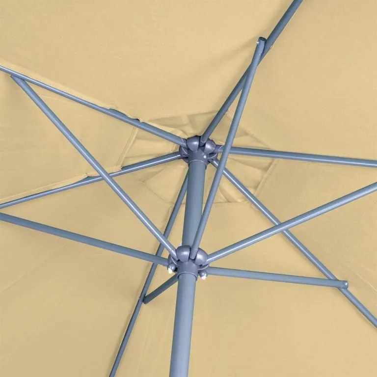 Parasol składany 2,9 m - beżowy