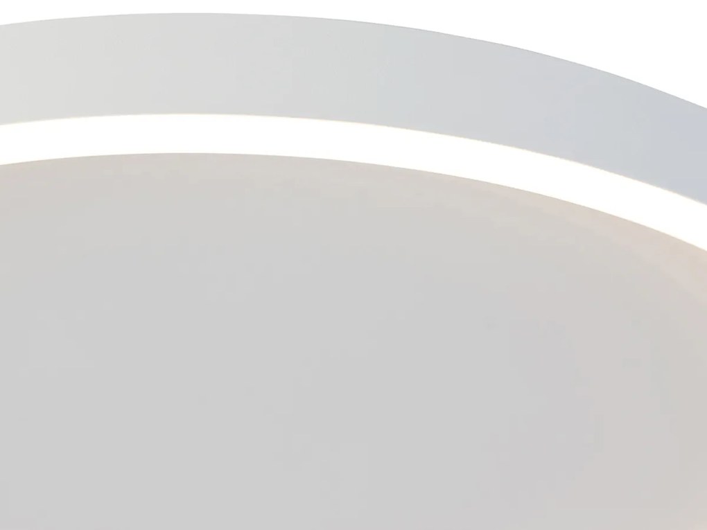 Designerska lampa sufitowa biała w komplecie z LED - DanielaDesignerski Oswietlenie wewnetrzne