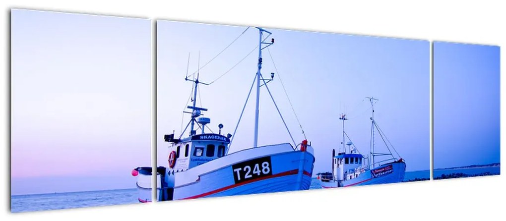 Obraz - Lądowanie o zmierzchu (170x50 cm)