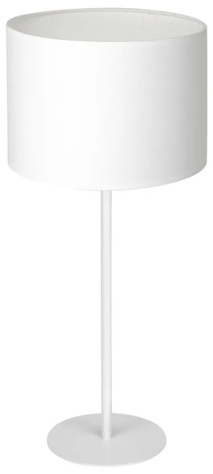 Lampa stołowa ARDEN 1xE27/60W/230V śr. 25 cm biały