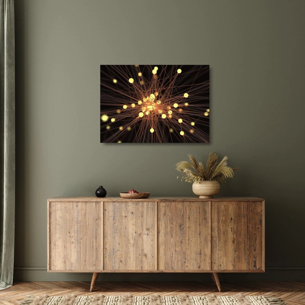 Obraz na szkle abstrakcji (70x50 cm)