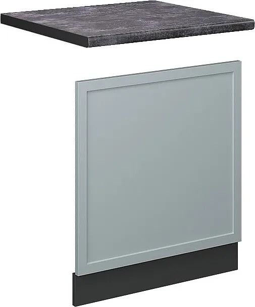 Panel przedni jasnoniebiesko-szary 60x1.6x67.4 fame-line