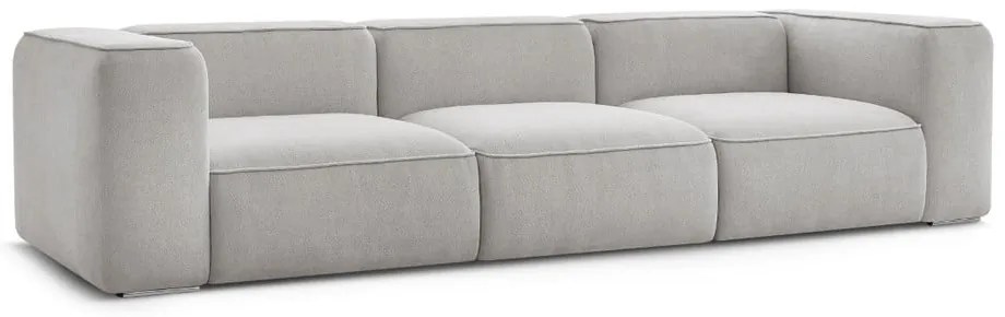 Jasnoszara sofa 345 cm Zephyr – Bobochic Paris