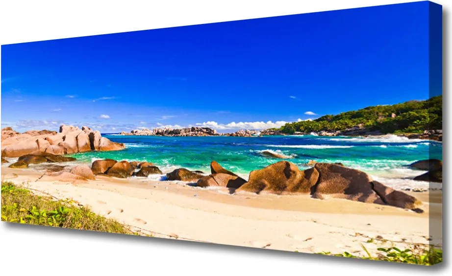 Zdjęcie na płótnie Spokojny Brzeg Morza